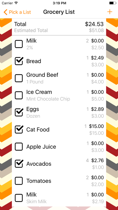 Budget Shopper Screenshot