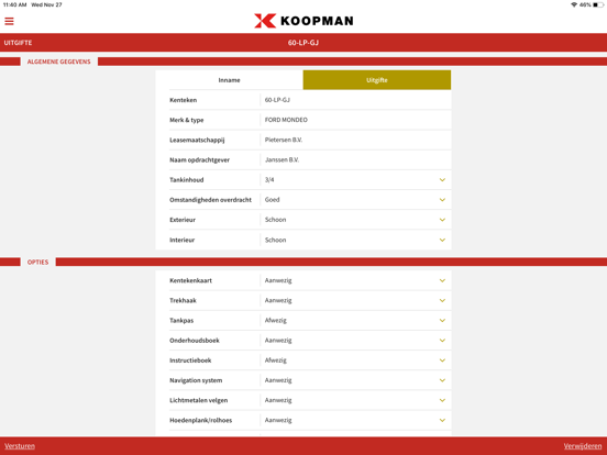 Koopman inspectie iPad app afbeelding 2