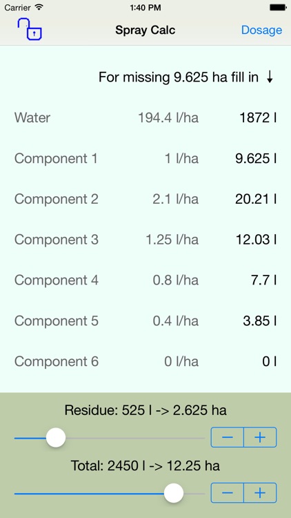 Spray Calc