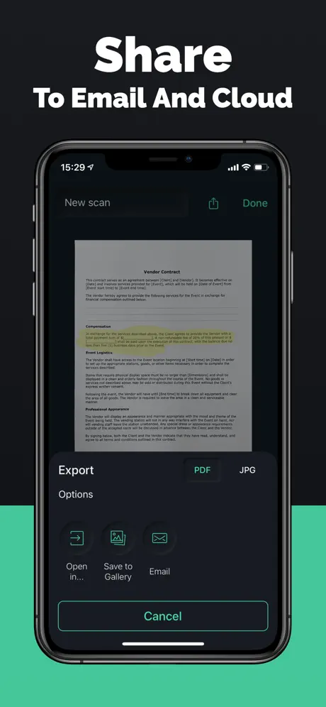 Scanner App to PDF