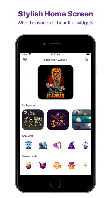 Screenshot #2 pour Halloween Widget