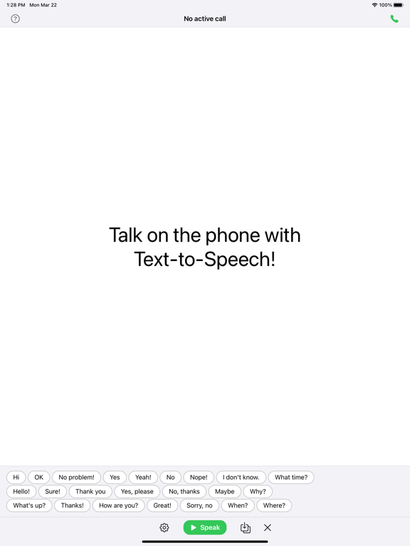 Screenshot #4 pour TTSPhone Text to Speech Phone