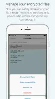 encryptme iPhone Captures Décran 4