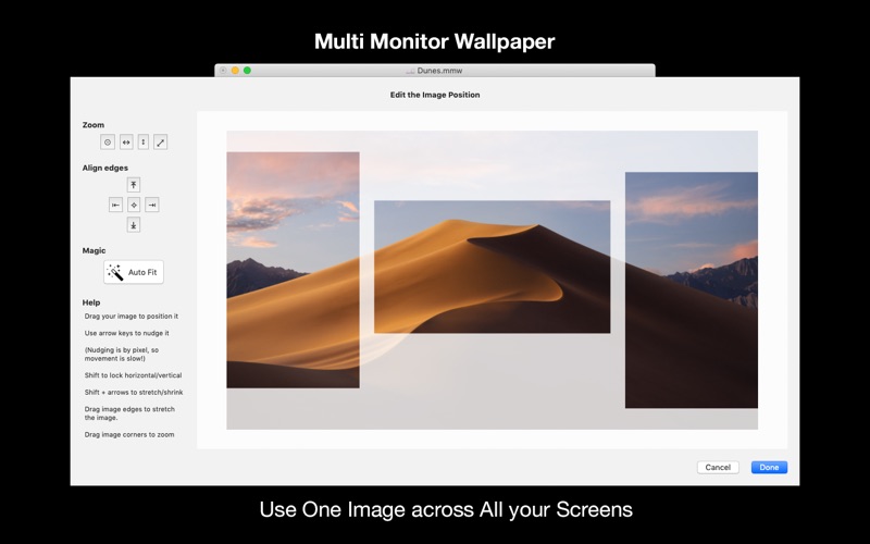 Screenshot #1 pour Multi Monitor Wallpaper