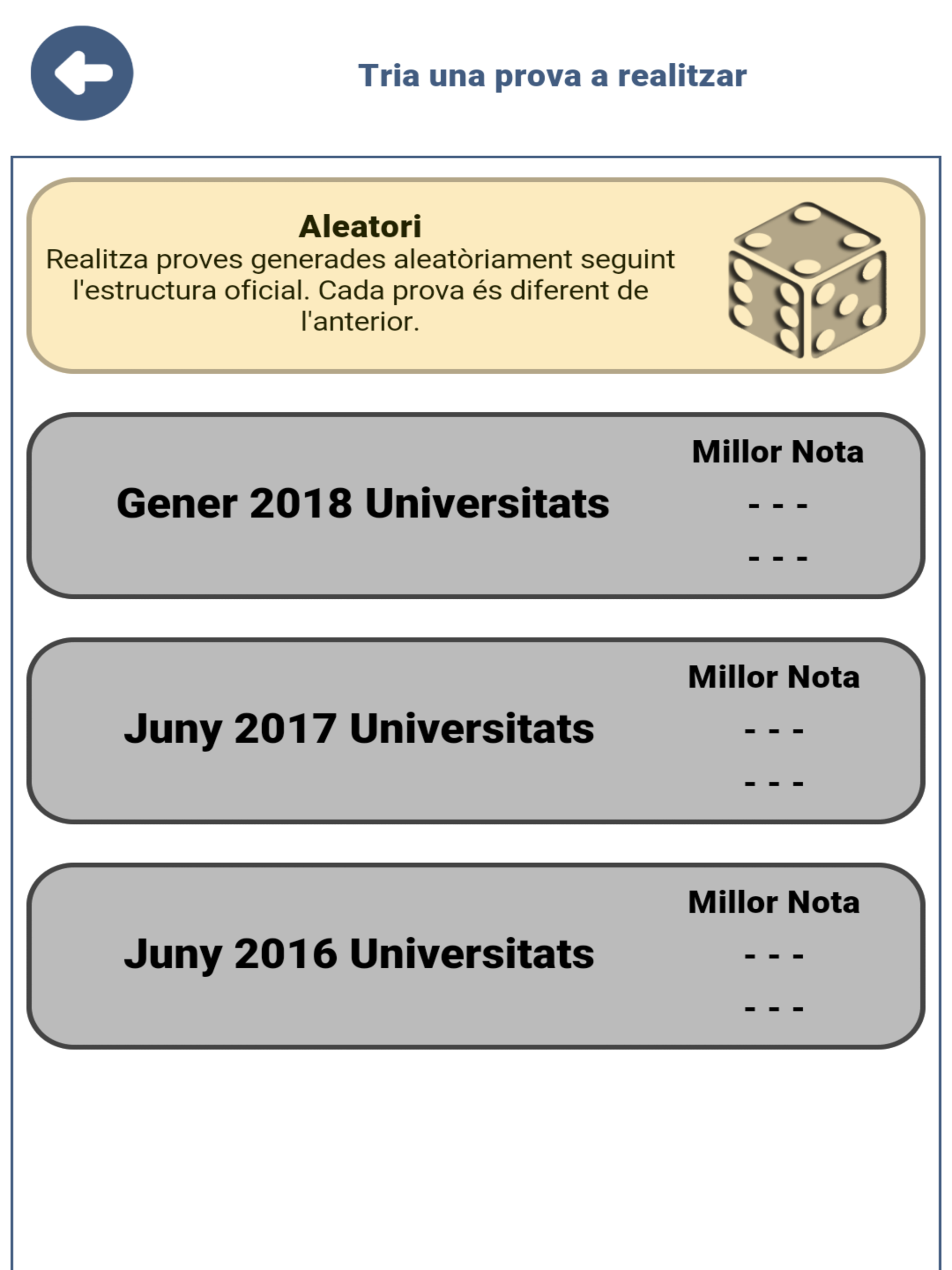 Valencià Prova Grau Superior