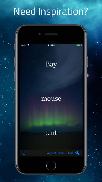 InspireMe - Word Generator Screenshot