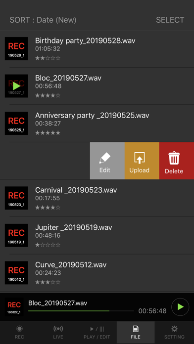 DJM-REC: DJ live/recording app Screenshot
