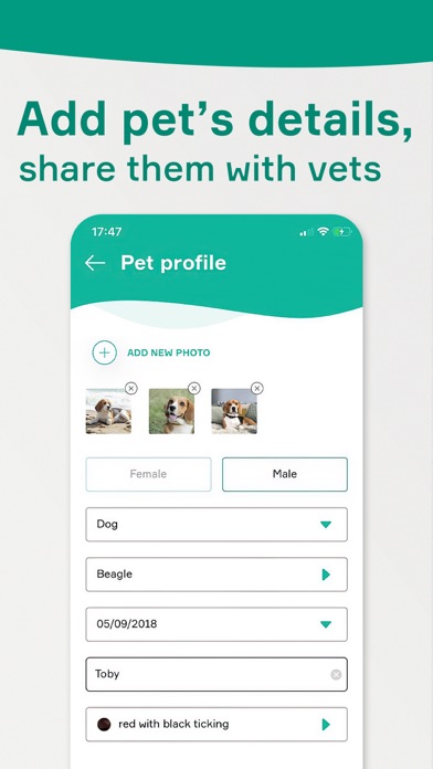 Keep.Pet Cat&Dog ID + Vet Care screenshot 3