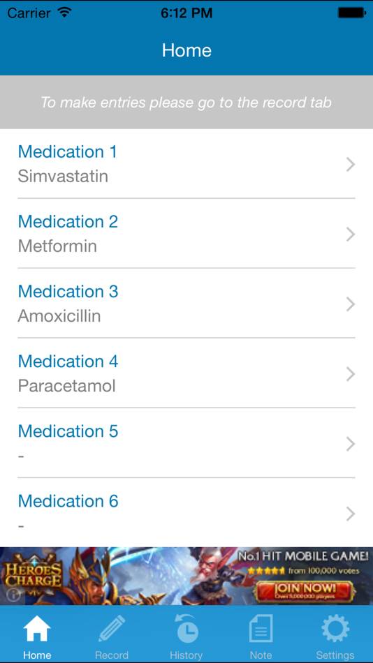 My Medication Diary - 1.0.4 - (iOS)