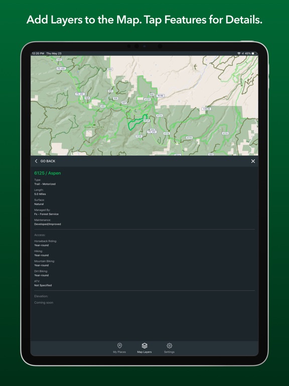 Outly iPad screenshot 3 - Navigation app