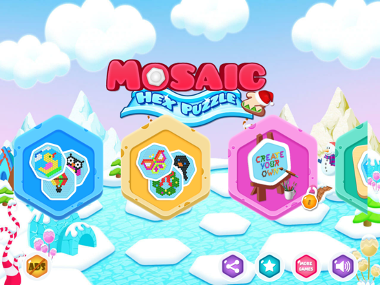 Screenshot #4 pour Mosaic Hex Puzzle 2