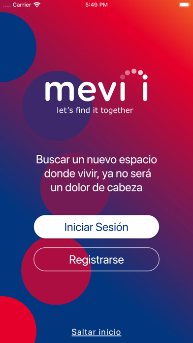 Screenshot #1 pour Mevii App