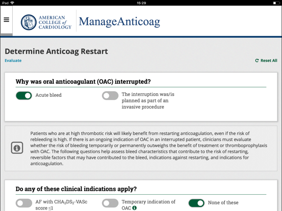 ManageAnticoag iPad screenshot 8 - Medical app