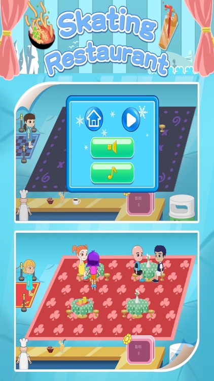 Anna skating hotel restaurant screenshot-4