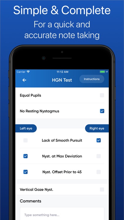 SFST Report - Police DUI App screenshot-3