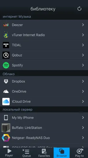 Скриншот Mconnect Control на iPhone 3