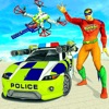 Police War Drone Robot Game icon