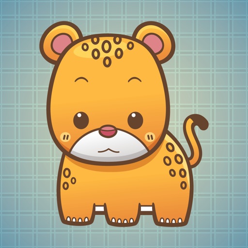 Sticker Me Cute Leopard icon