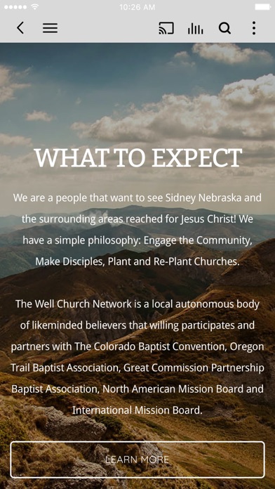 The Well Church App Screenshot
