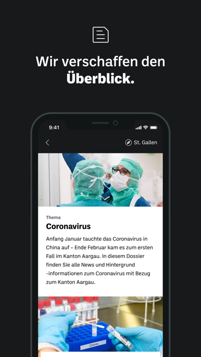 St. Galler Tagblatt News Screenshot
