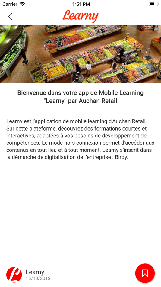 #3. Auchan Learny (iOS) 由: Auchan Retail International