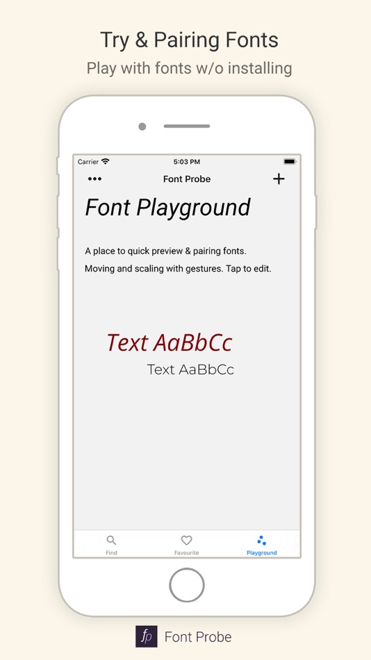 #4. Font Probe - Install Fonts (iOS) 由: 鸿升 刁