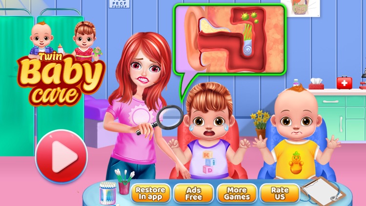 Twin baby care house daycare screenshot-0