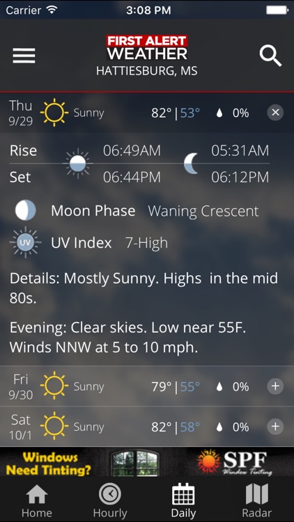 WDAM 7 First Alert Weather screenshot-3