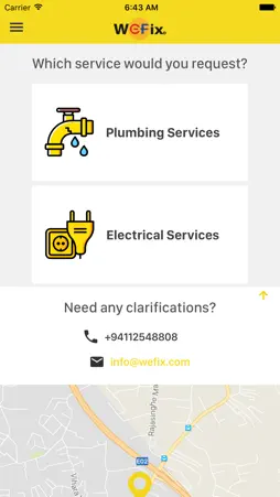 WeFix App screenshot 1