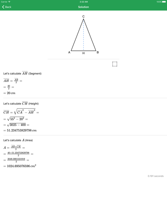 Screenshot #5 pour xGeometry - Geometry Solver