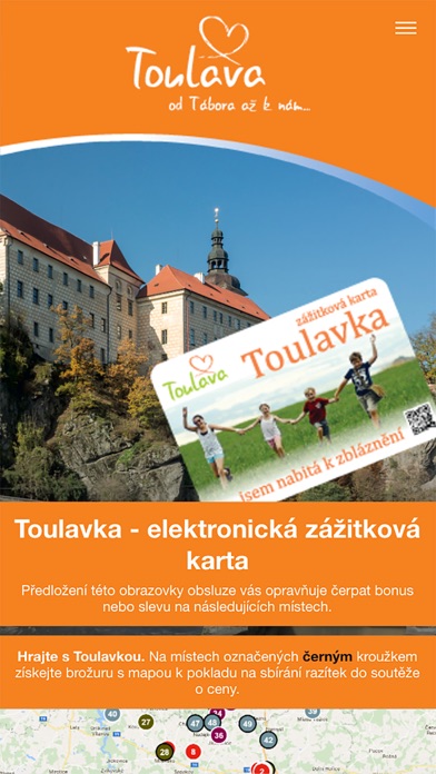 Screenshot #1 pour TOULAVKA – turistická karta