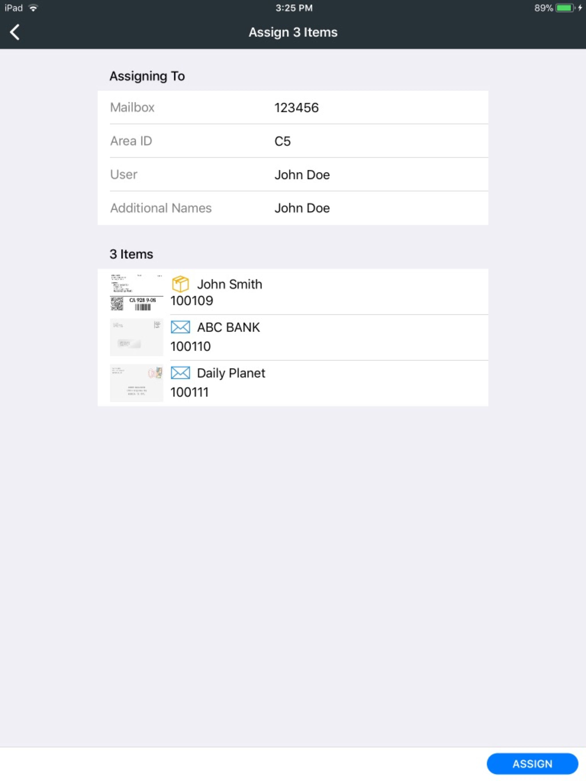 PostScan Mail Operator
