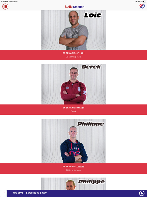 Screenshot #5 pour Radio Emotion Belgique