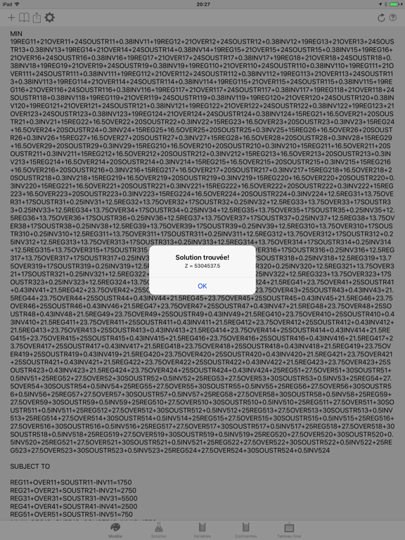 Screenshot #5 pour iSolveModel