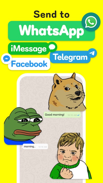 GIF Stickers for Whatsapp Chatのおすすめ画像2