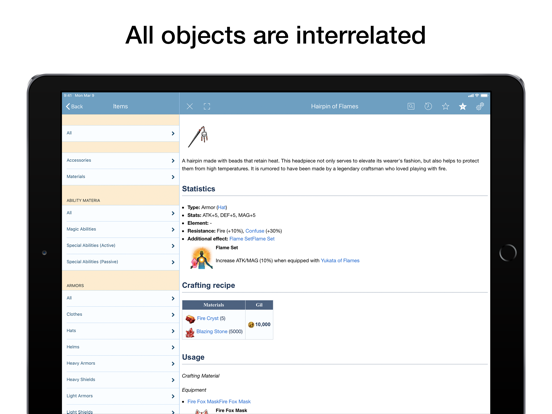 PWF Final Fantasy Brave Exvius iPad screenshot 5 - Reference app