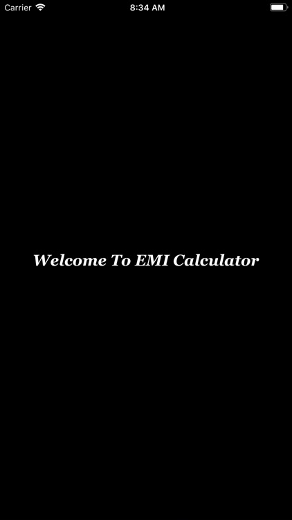 EMI Calculator check interest