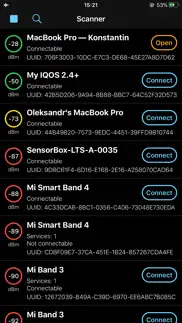 ble scanner - rapid bt connect iphone screenshot 2