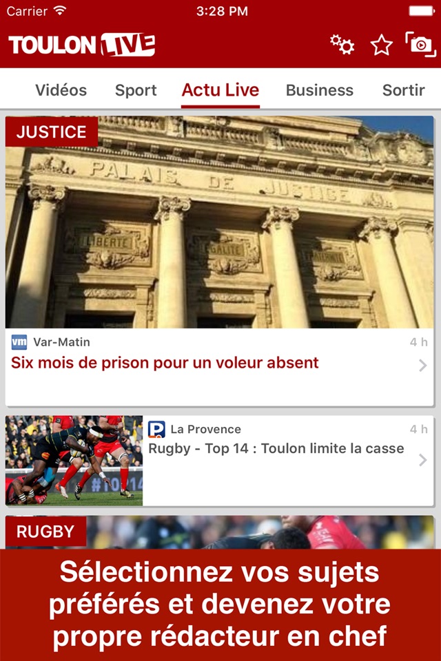 Toulon Live : Actu & Sport screenshot 2