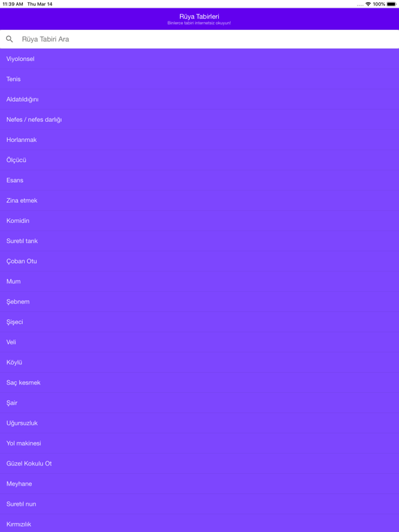 Screenshot #4 pour Rüya Tabirleri ve Yorumlar