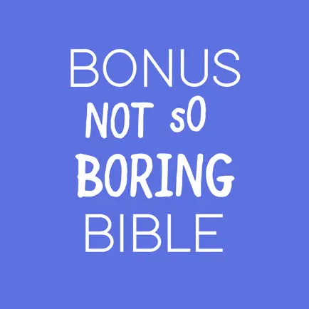 Bonus Not So Boring Bible Cheats