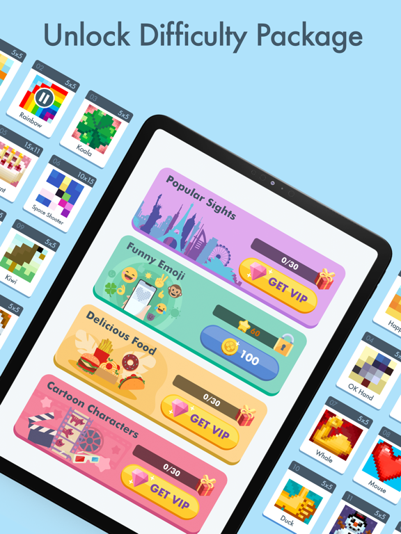 Nonogram Classic: Logic Puzzle iPad screenshot 4 - Games app