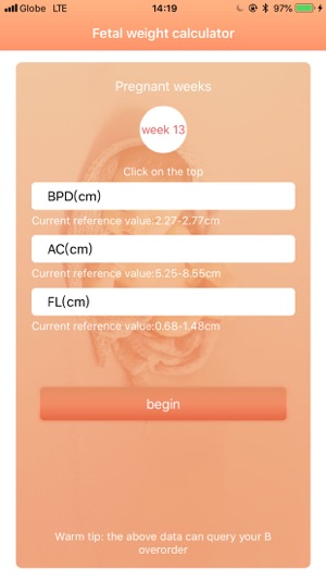 Fetal Weight Calculator