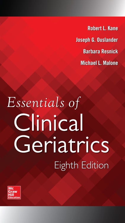Essentials of Geriatrics, 8/E