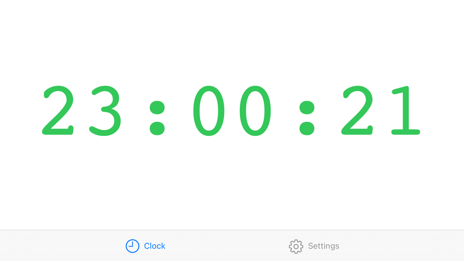 #2. Simple Clock - ハイブリッド時計 (iOS) 由: Imagination Studio LLC.