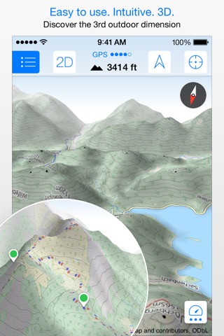 Maps 3D -  Outdoor GPSのおすすめ画像1