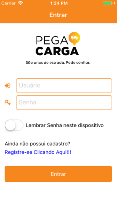 Pega Carga Transportadora Screenshot