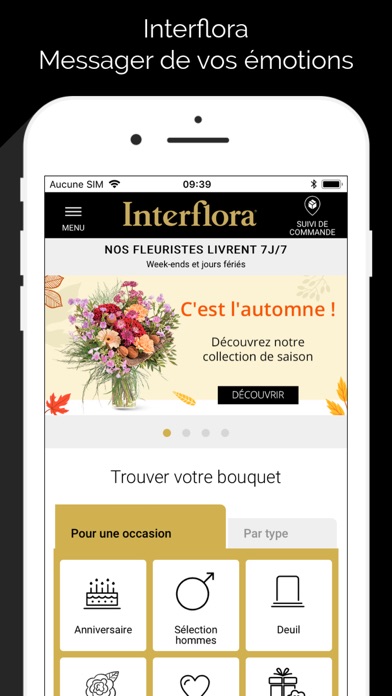 Screenshot #1 pour Interflora livraison de fleurs