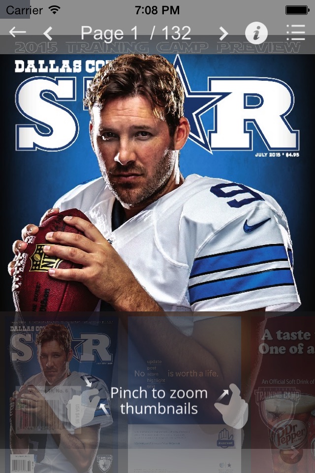 Dallas Cowboys Star Magazine screenshot 2