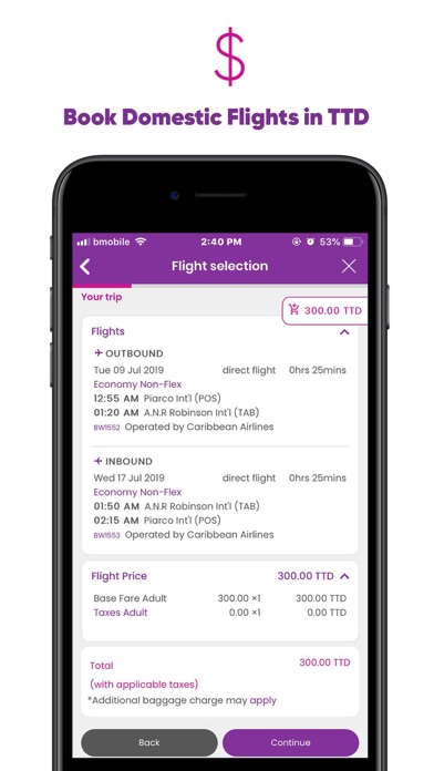 Caribbean Airlines screenshot 3